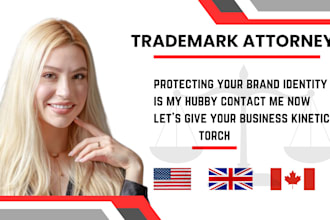 be your expert USA trademark filing and application attorney