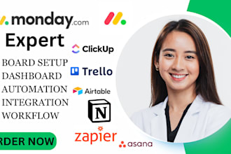 setup mondaycom board workflow mondaycom trello asana clickup monday crm