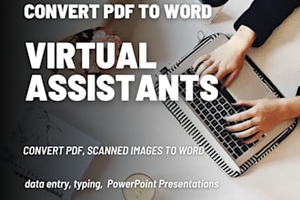 do data entry, typing work