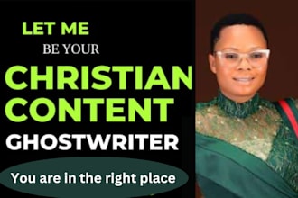 ghostwrite online course content, christian course workbook, leadership course