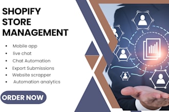 setup shopify store management  inbox seguno order printer tidio life matrixify