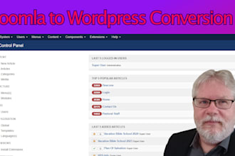 convert a joomla website to wordpress