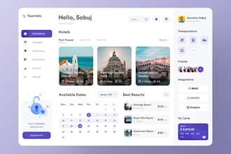 design saas web app dashboard software ui ux and homepage design figma design