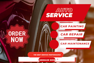 design car painting car repair maintenance website auto part accessories store
