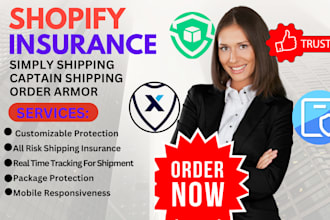 setup shopify insurance captain simply order armor shippro supercart extend app