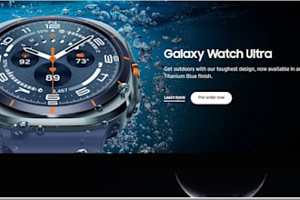 profitable wrist watch website store smart watch website store ecommerce website