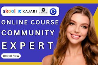 setup online course community on skool better mode circle so whop heartbeat