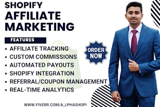 setup shopify affiliate marketing refersion affiliatly uppromote referralcandy