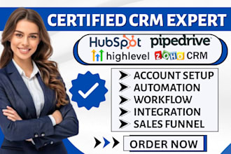 do hubspot automation copper gohighlevel pipedrive zoho crm close io integration