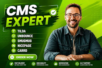 design on tilda nicepage smugmug carrd and unbounce