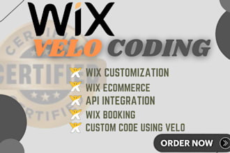 wix velo wix velo code wix api integration custom wix velo code wix coding