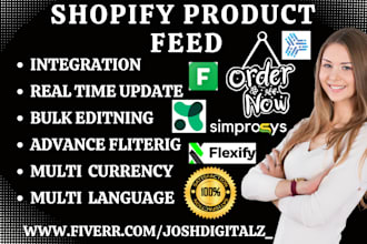 setup shopify product feed feedyio simprosys flexify avada multifeed mulwi nabu