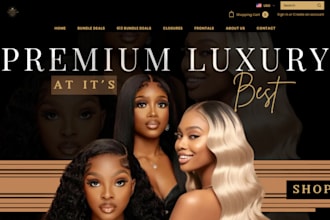design,redesign hair extension website hair extension shopify store hair website