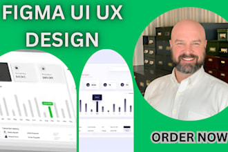 do figma landing page design, saas landing page and homepage design or dashboard