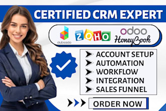 setup dubsado workflow rule honeybook zoho integration odoo crm thryv
