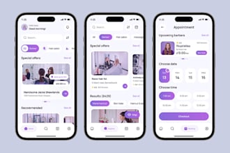 do saloon booking app, appointment app, beauty salon app with ai features