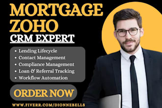 setup mortgage crm zoho jungo agile nimble honeybook surefire bntouch velocify