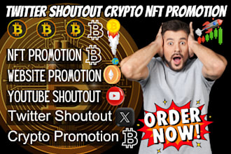 do twitter shoutout promote website share link to 100m USA UK ig, fb crypto user