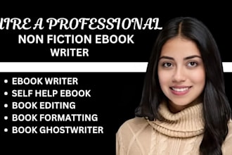 be fiction ghostwriter self help ebook writer ghost book writer nonfiction ebook