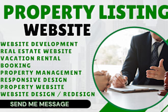 property listing website real estate and vacation rental booking and management