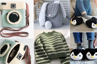 create crochet, knit and amigurumi patterns for all purposes