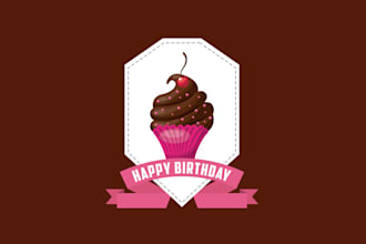 make excellent captivating cup cake logo