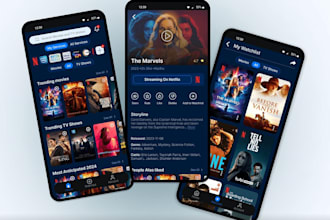 build video streaming app like youtube, live channel app, series streaming app