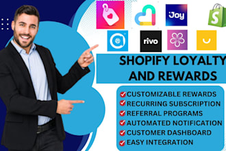 setup shopify loyalty and rewards appstle smile rivo loloyal joy  loyoly app