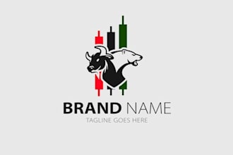 design finance consulting and marketing logo for you
