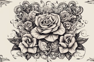 make you a traditional old school tattoo style design