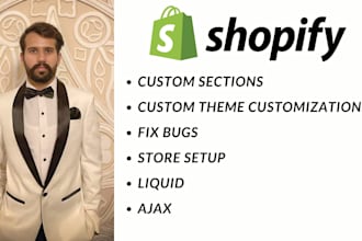 fix your shopify bugs and customize theme and shopify developer