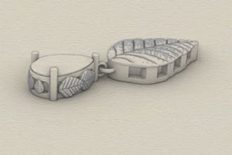 professional 3d jewelry designer custom cad models  realistic renders
