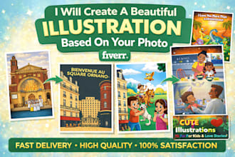 design illustrate delightful stories for kids