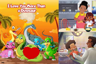 design illustrate delightful stories for kids