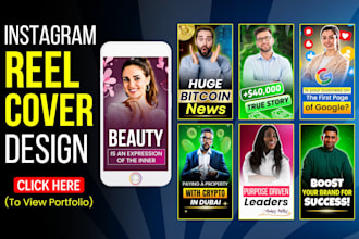 design eyecatching canva instagram reel cover templates
