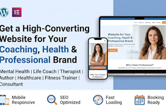 design life coaching, mental health, healthcare, fitness website