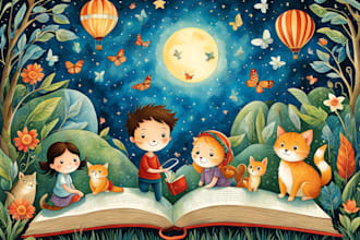 draw children illustrations for books