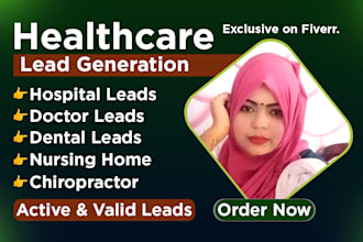 do healthcare lead generation and doctor dentist chiropractor email list