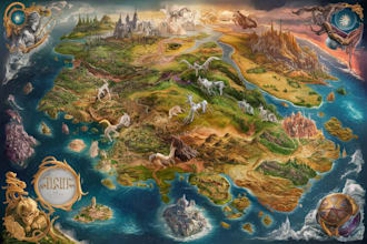 create a custom fantasy map