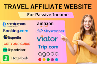create affiliate travel website development  with travelpayouts and wordpress