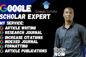 write and publish research article google scholar journal publication citations
