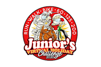 design junior virtual holiday challenge logo