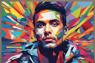 make a beautiful wpap pop art portrait