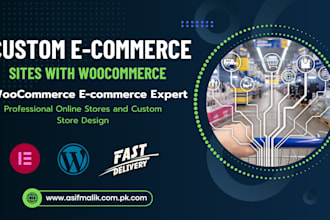build wordpress e commerce  woo commerce websites
