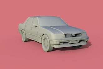 create 3d car, truck, bus, train, product model for 3d printing,