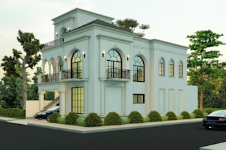 provide complete exterior and interior design services with realistic 3d renders