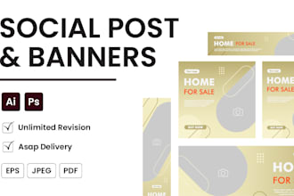 design static web banner header and creative ads