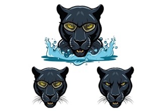 design high quality swim team logo