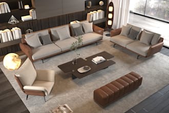 do 3d modeling and high resolution photorealistic renderings