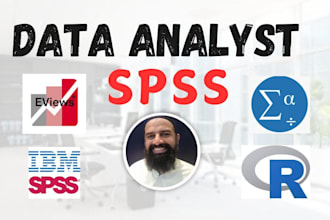 do the statistical data analysis on spss